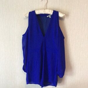 Charlotte Russe Royal Blue Romper